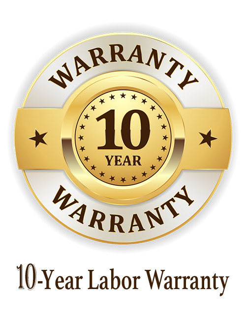 10 year labor warranty